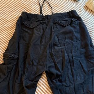 Free People Slouch Canvas Pants